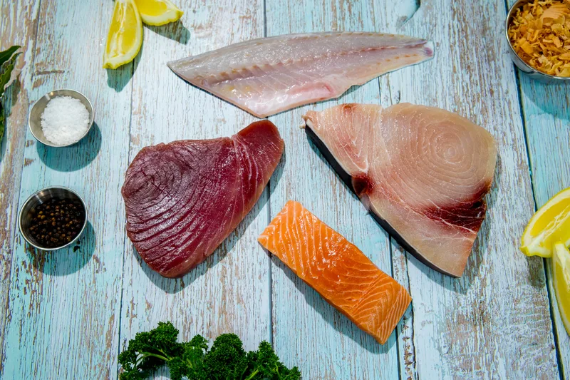 Fresh fish and seafood at Parkstone Fisheries, serving Broadstone